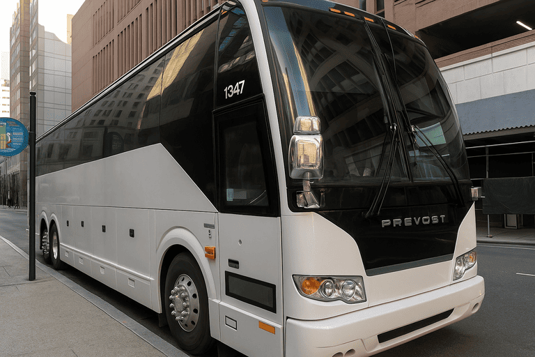 a Green Bay Coach Bus Service coach bus
