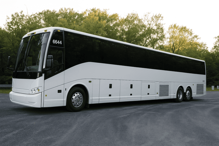 exterior of Green Bay Coach Bus Service coach bus